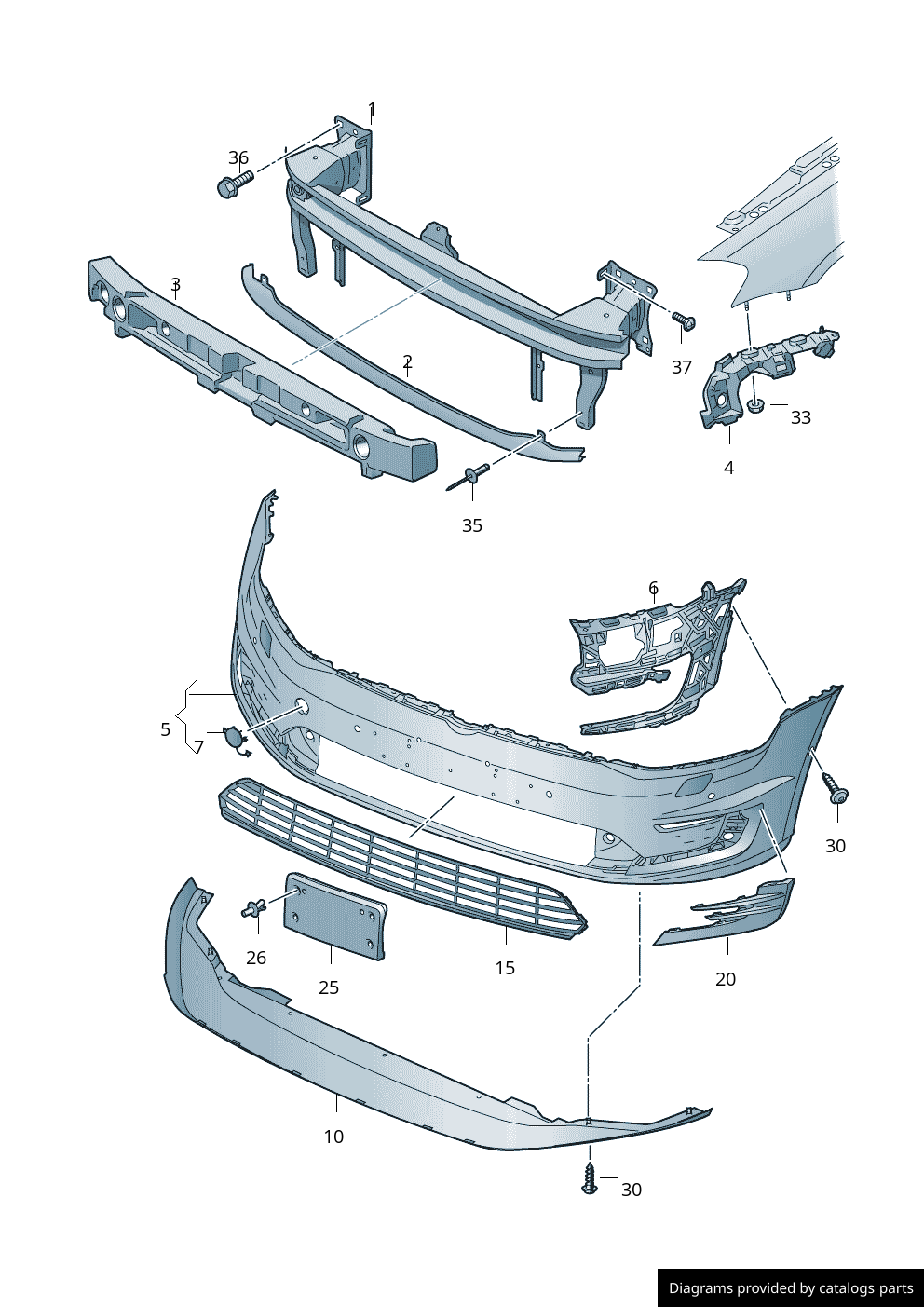 Car part diagram