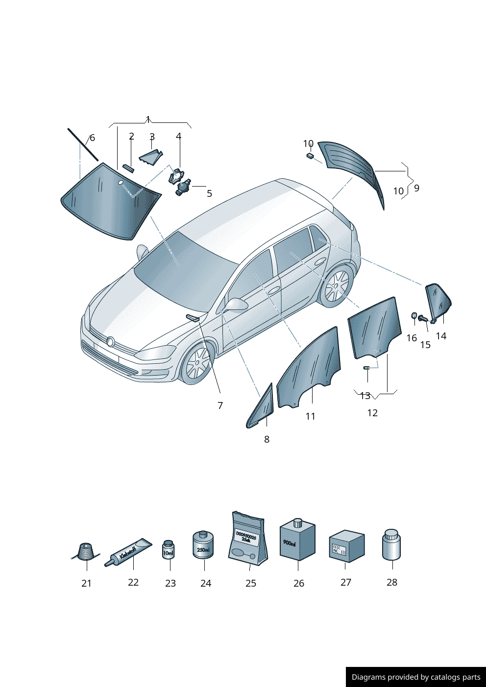 Car part diagram