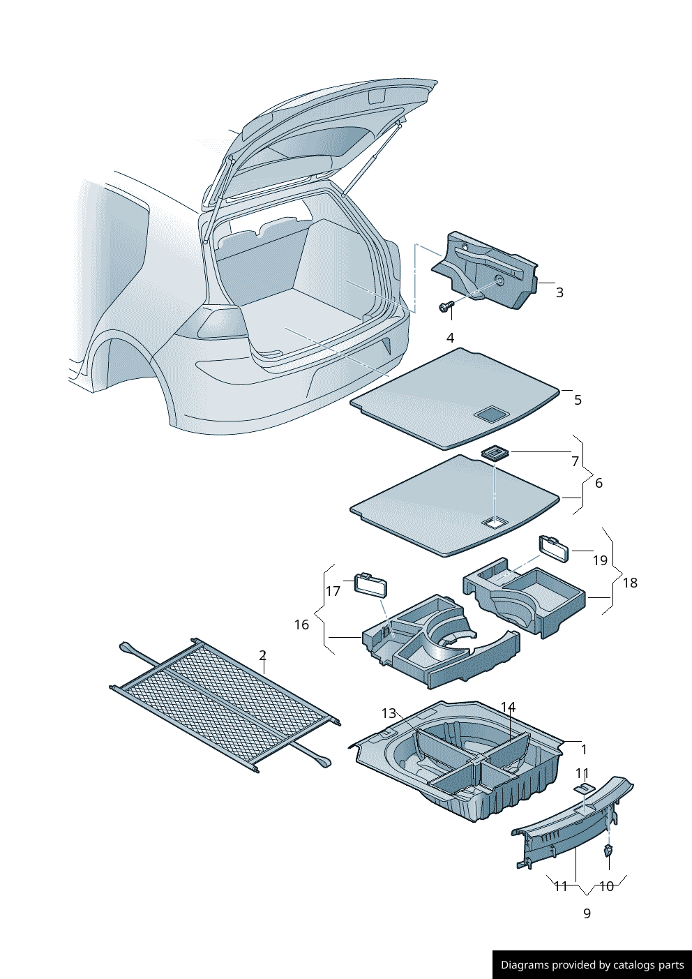 Car part diagram