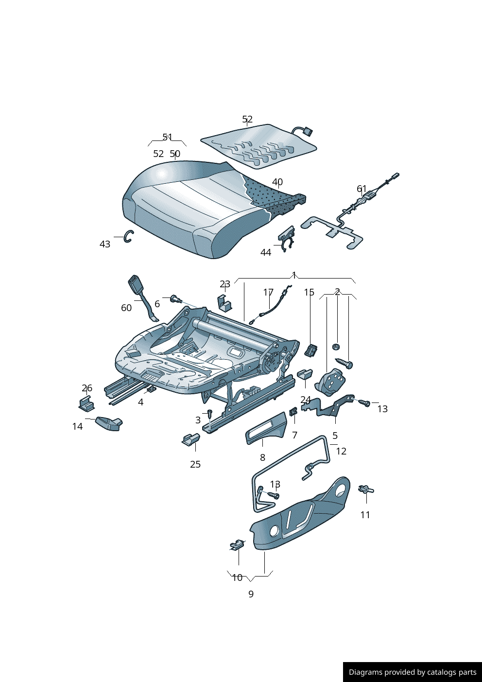 Car part diagram