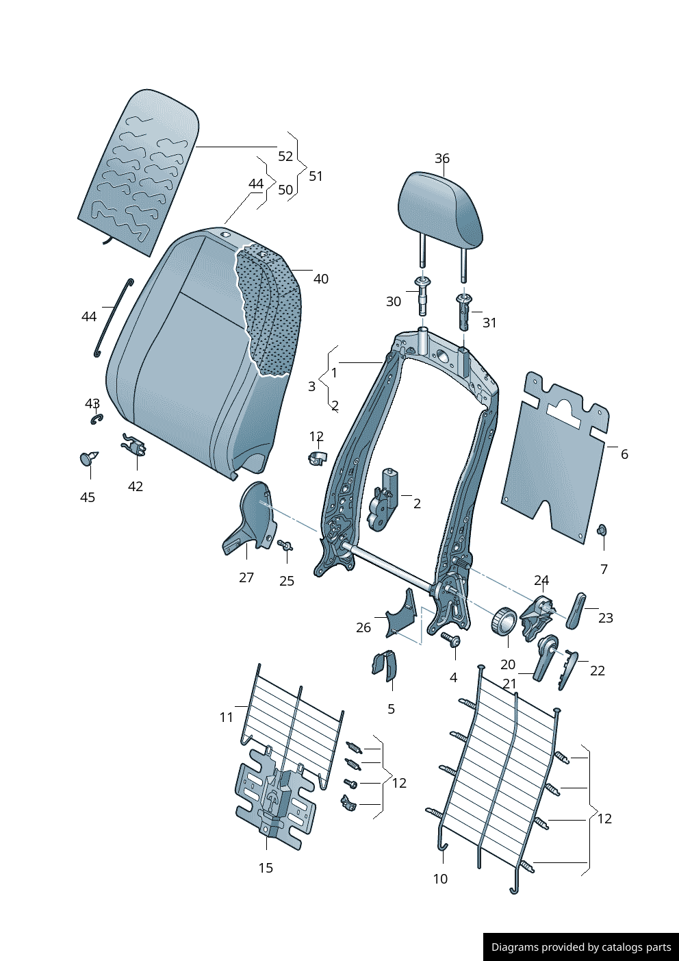 Car part diagram