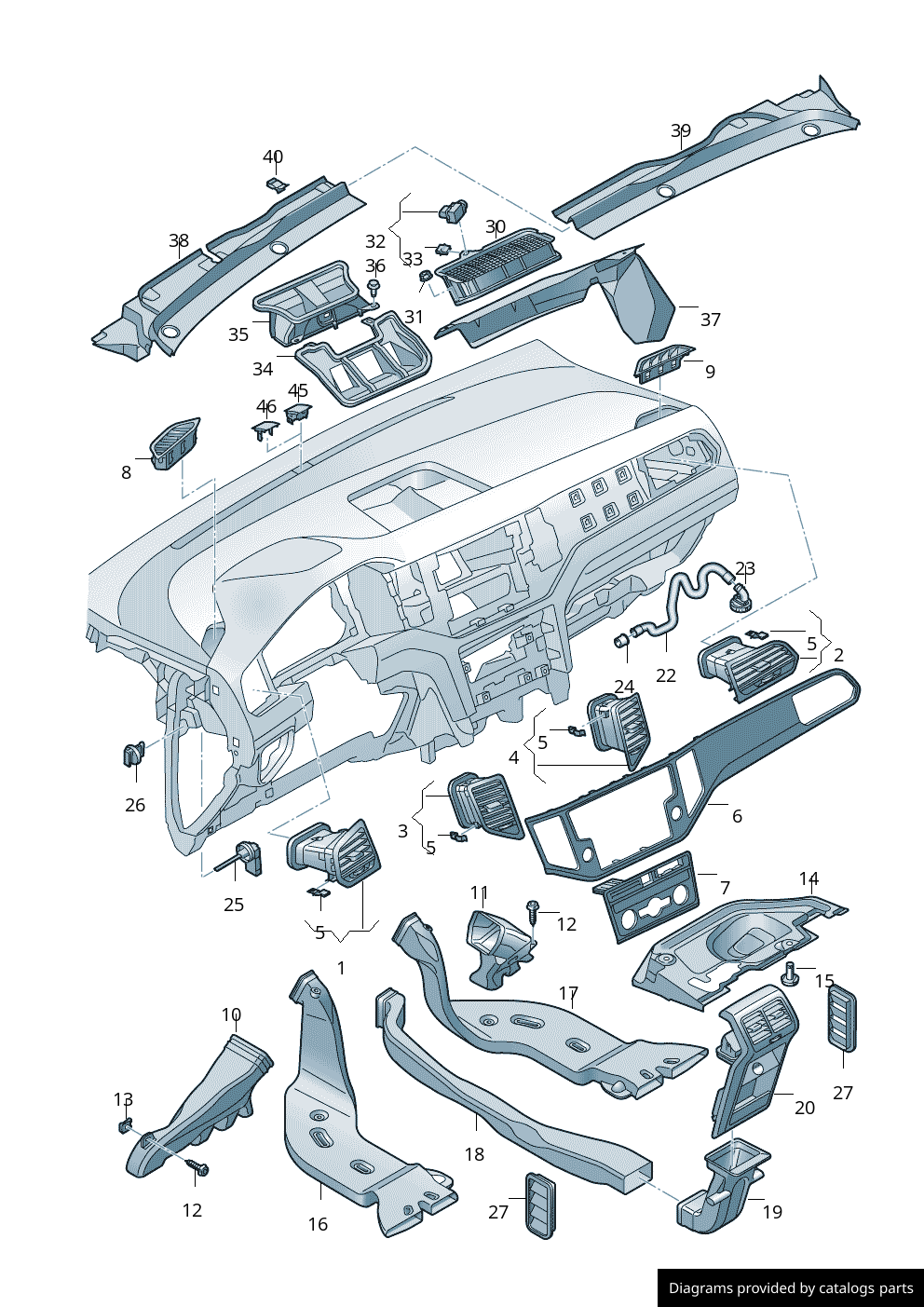 Car part diagram