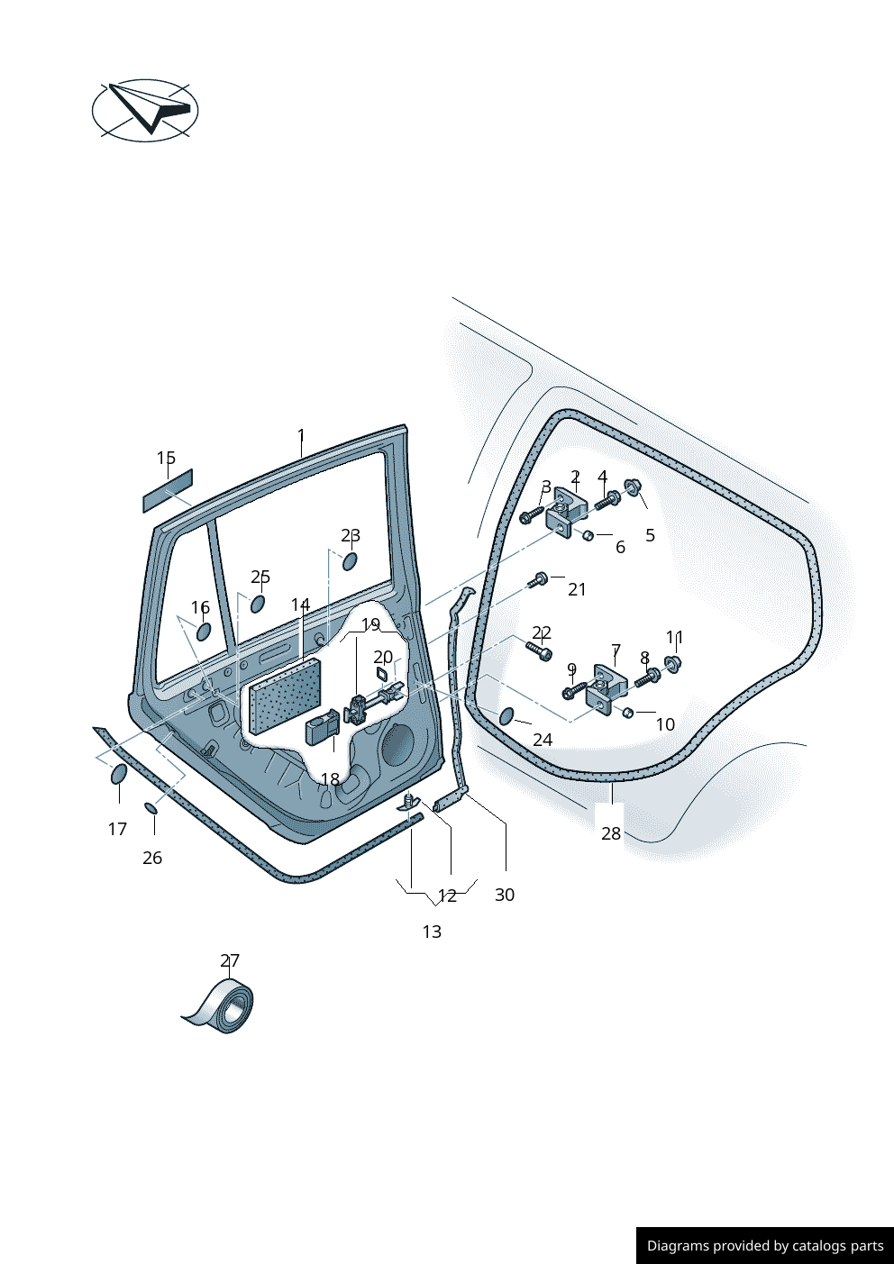 Car part diagram