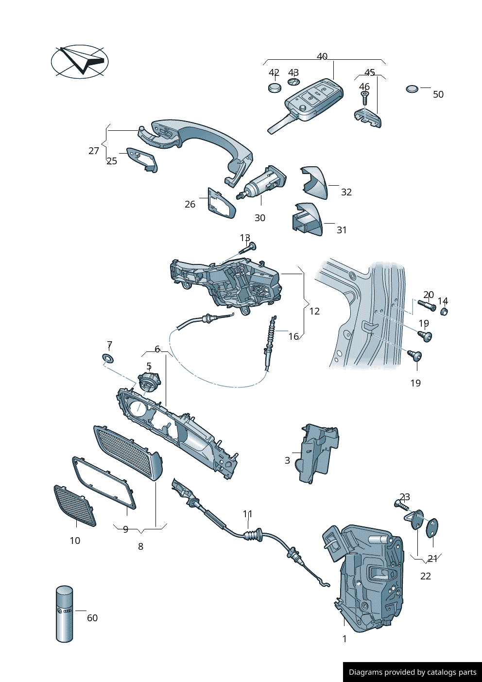 Car part diagram