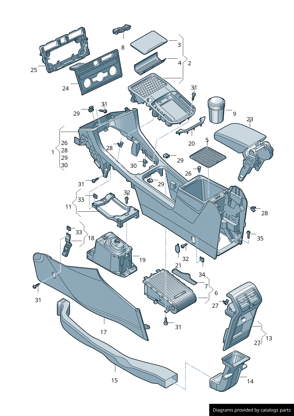 Car part diagram