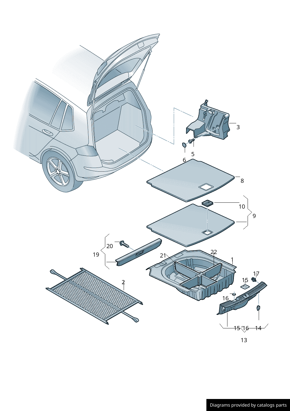 Car part diagram