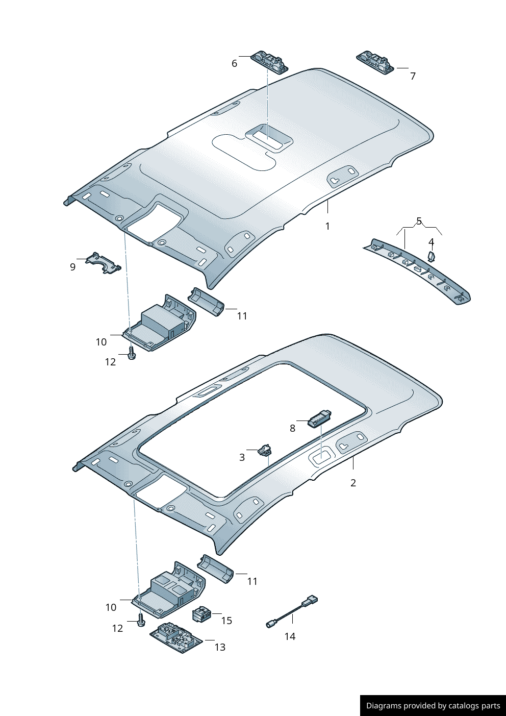 Car part diagram
