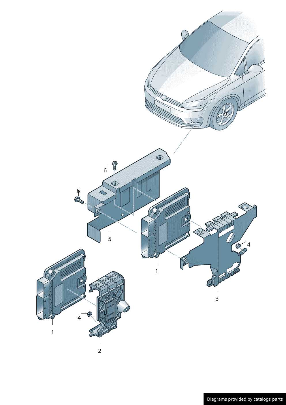 Car part diagram