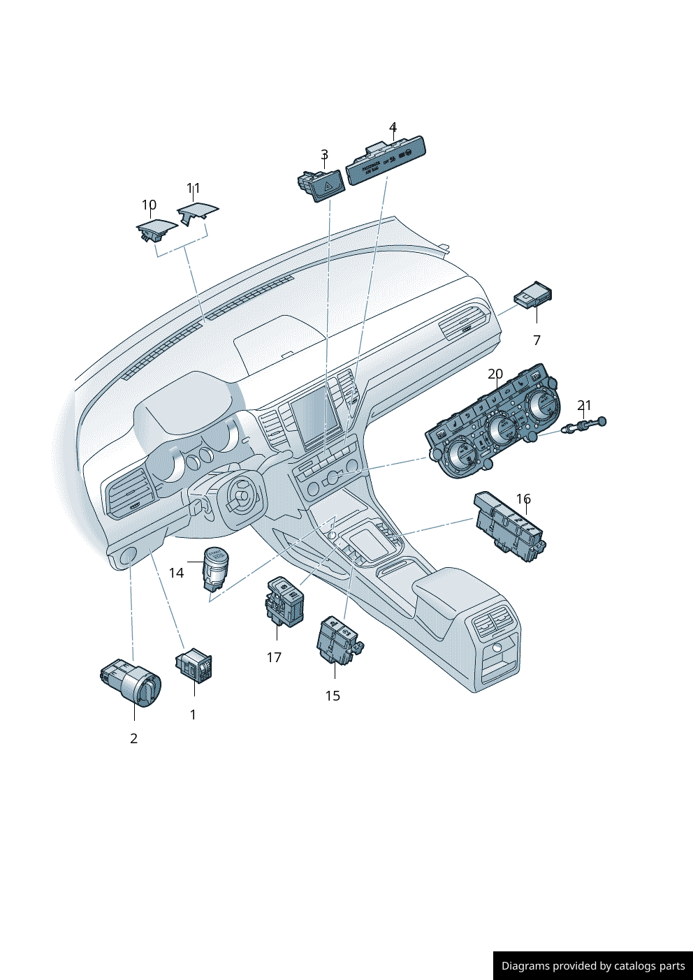 Car part diagram