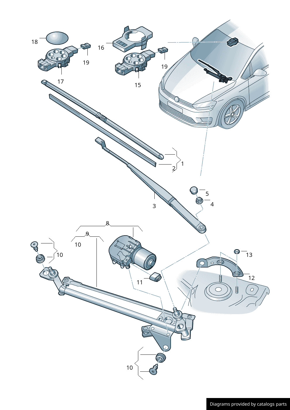 Car part diagram