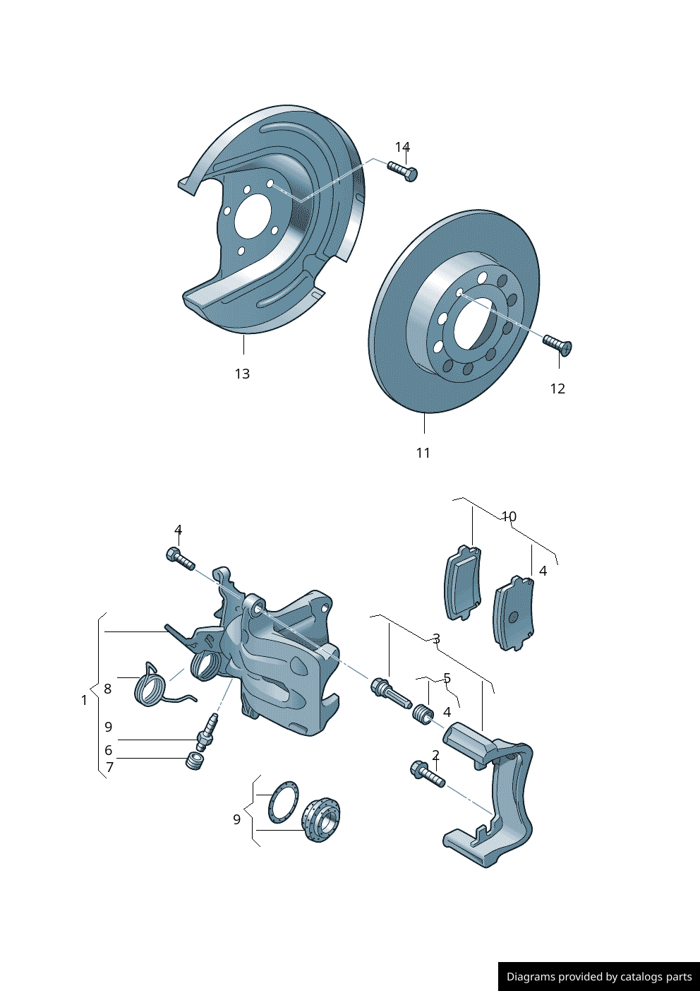 Car part diagram
