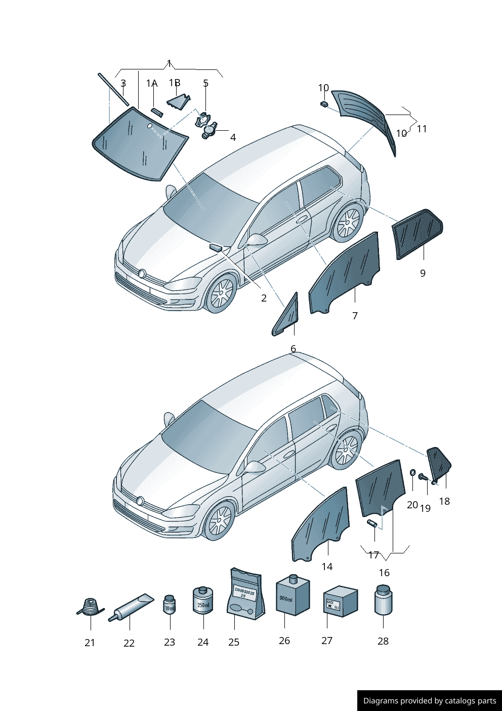 Car part diagram