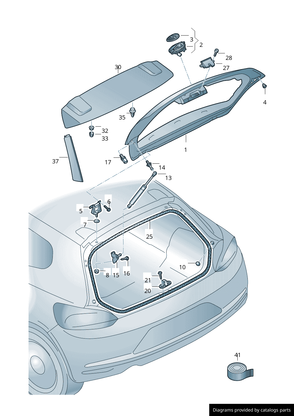 Car part diagram
