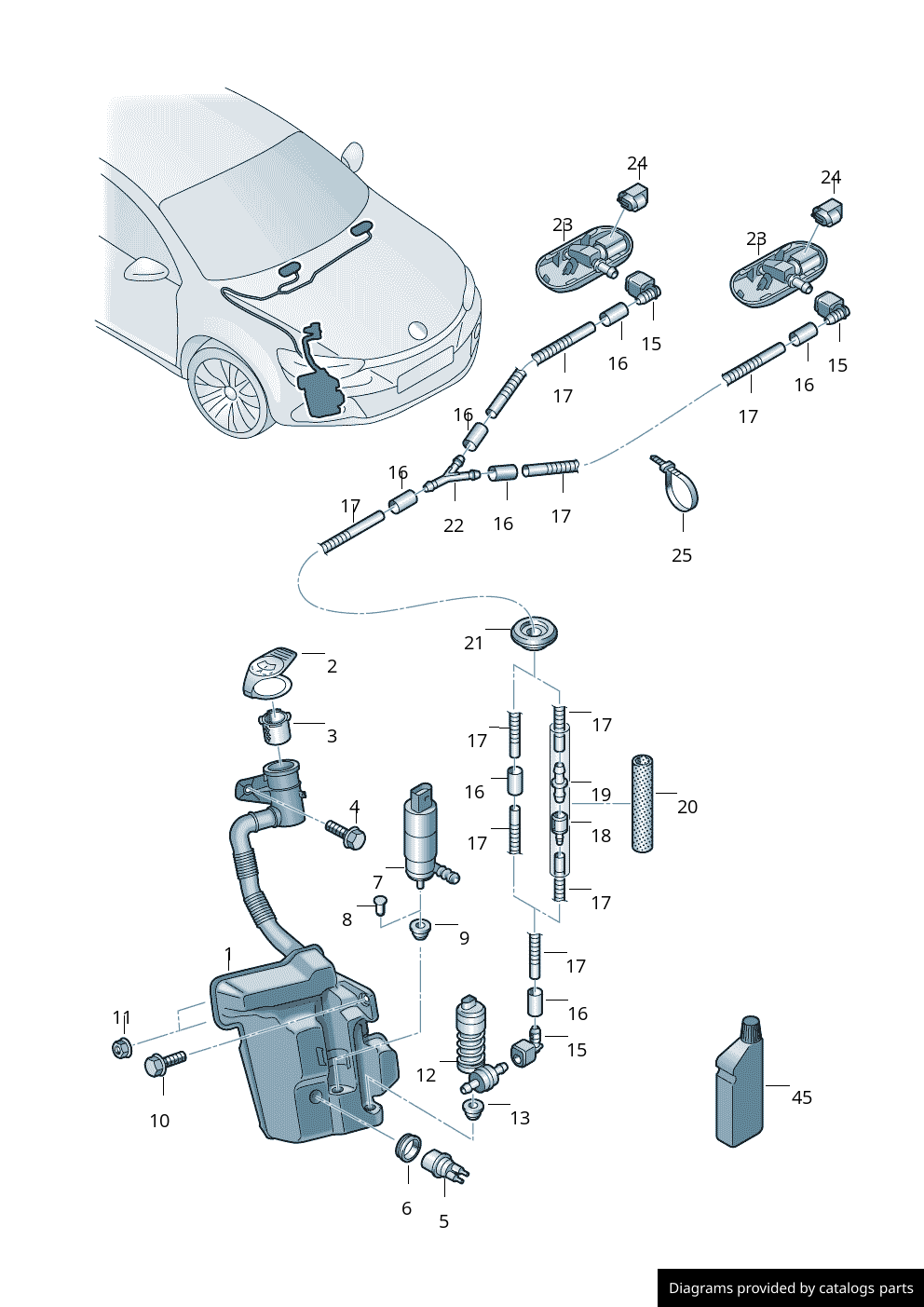 Car part diagram