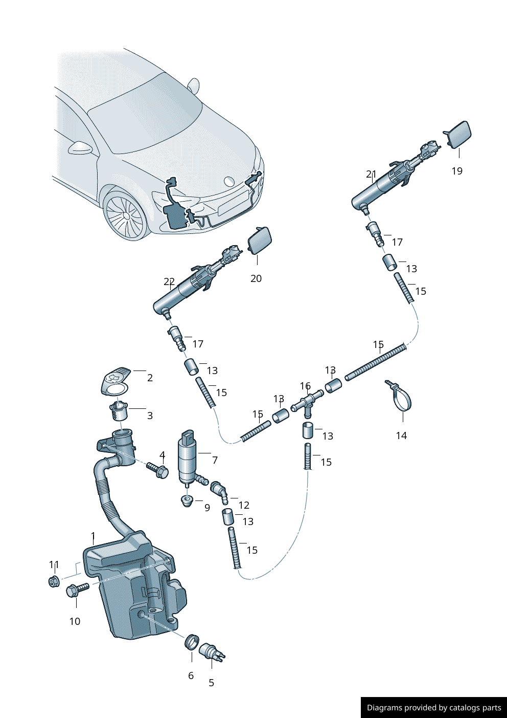 Car part diagram