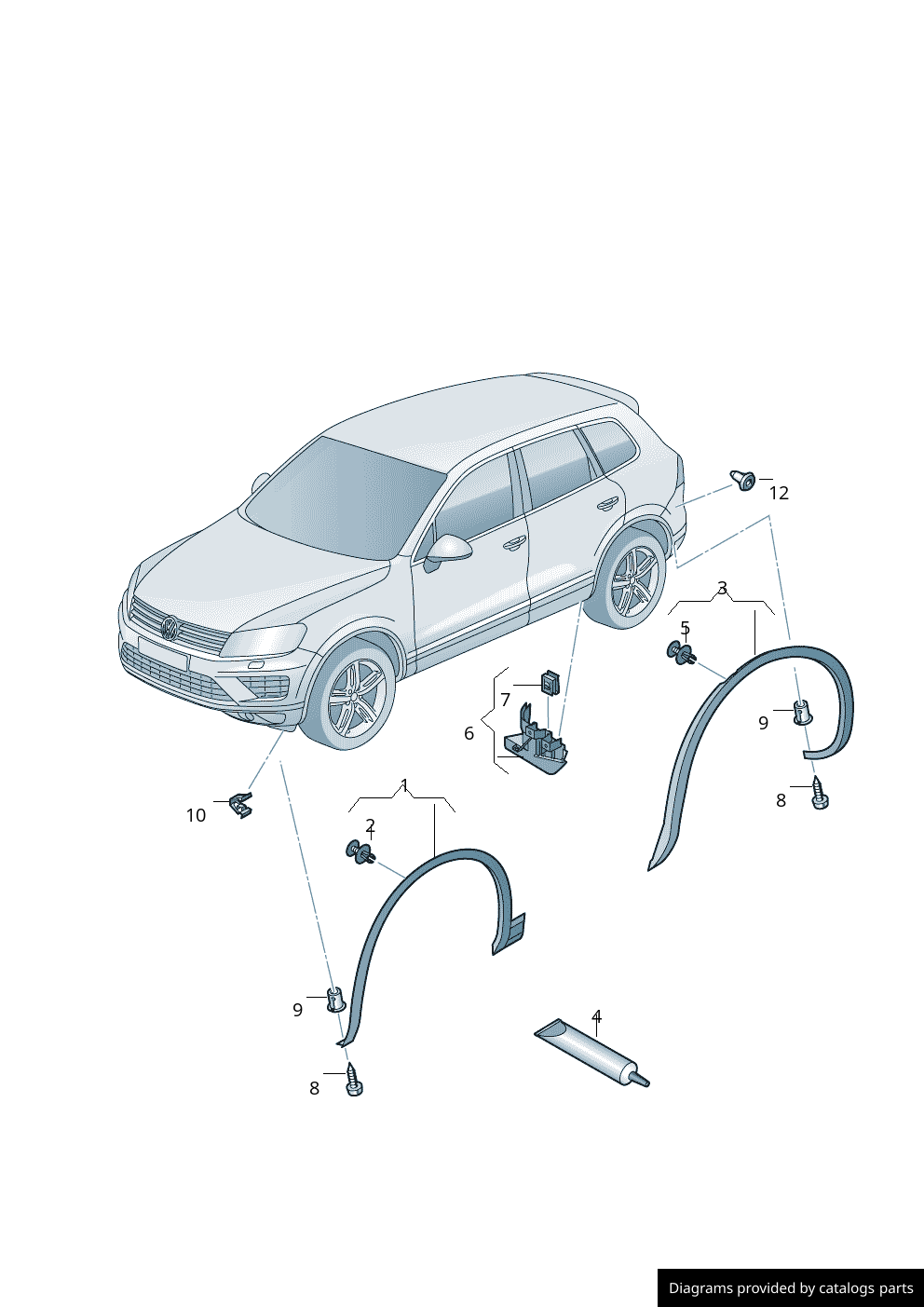 Car part diagram