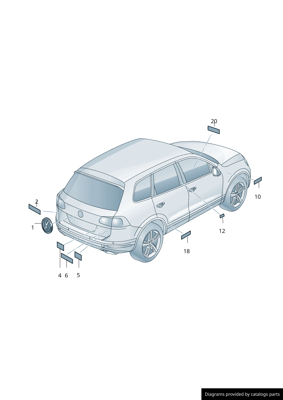Car part diagram