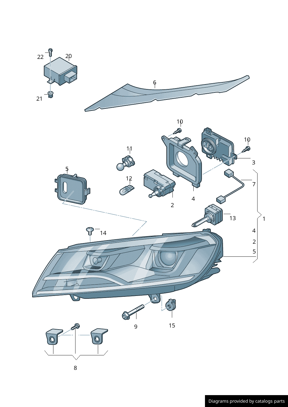 Car part diagram