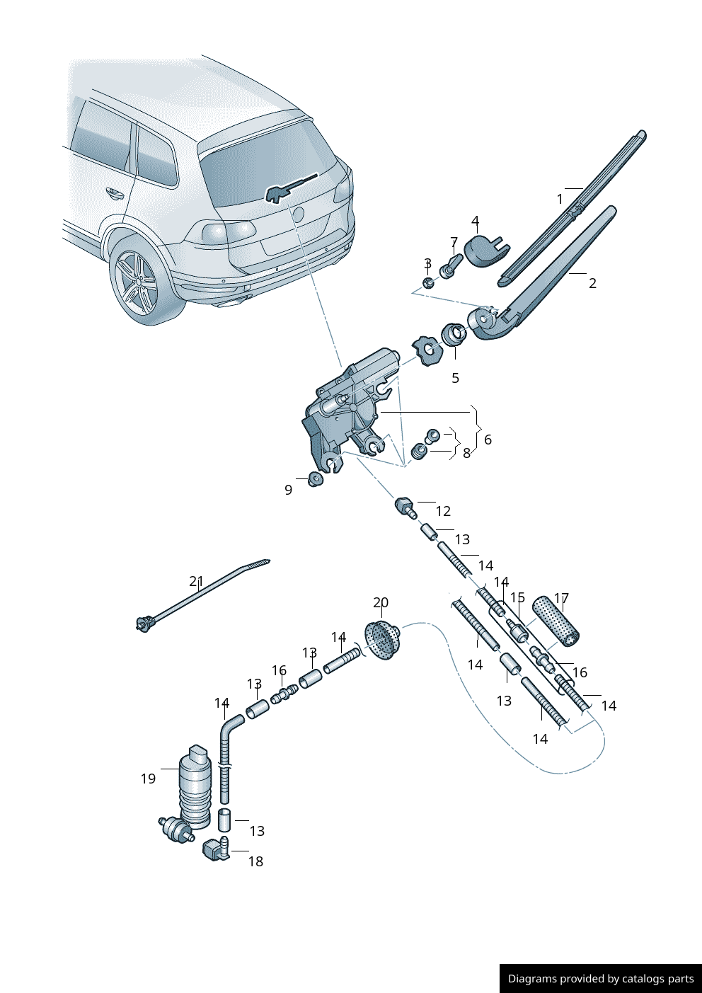 Car part diagram