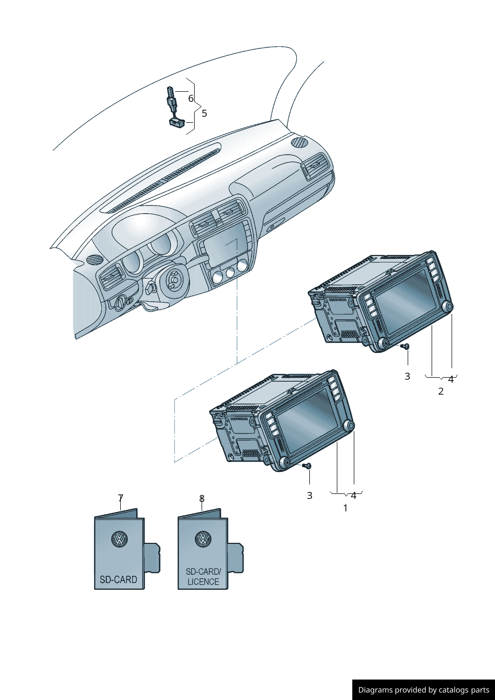 Car part diagram