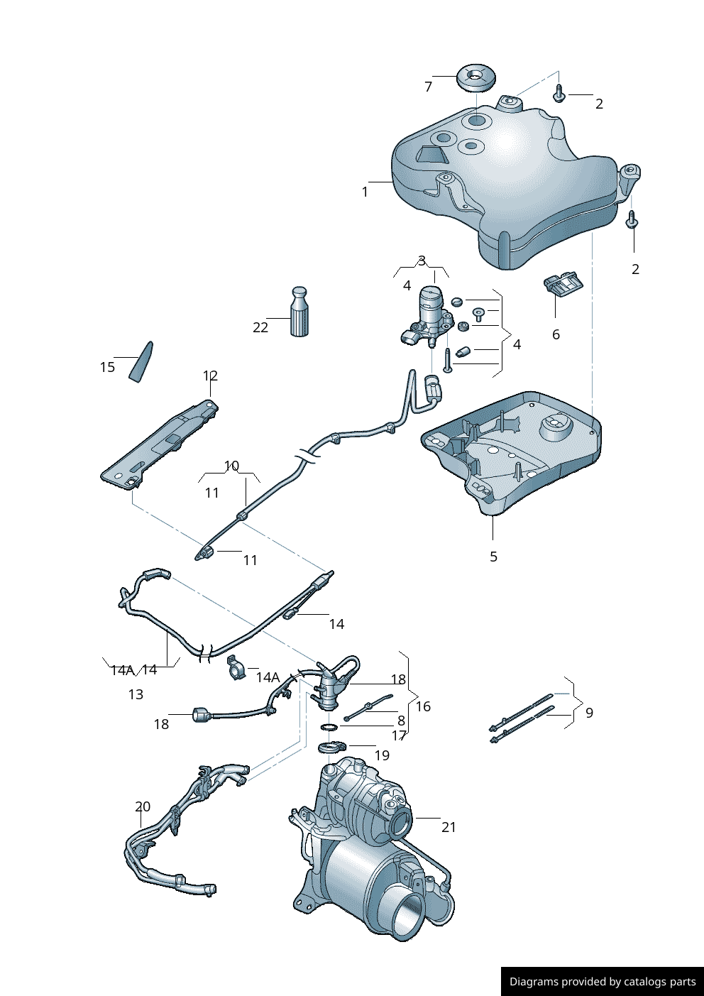 Car part diagram