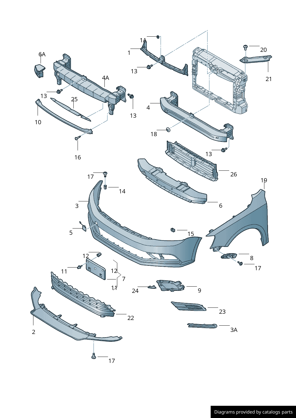Car part diagram
