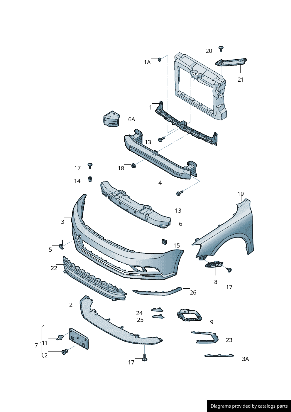 Car part diagram