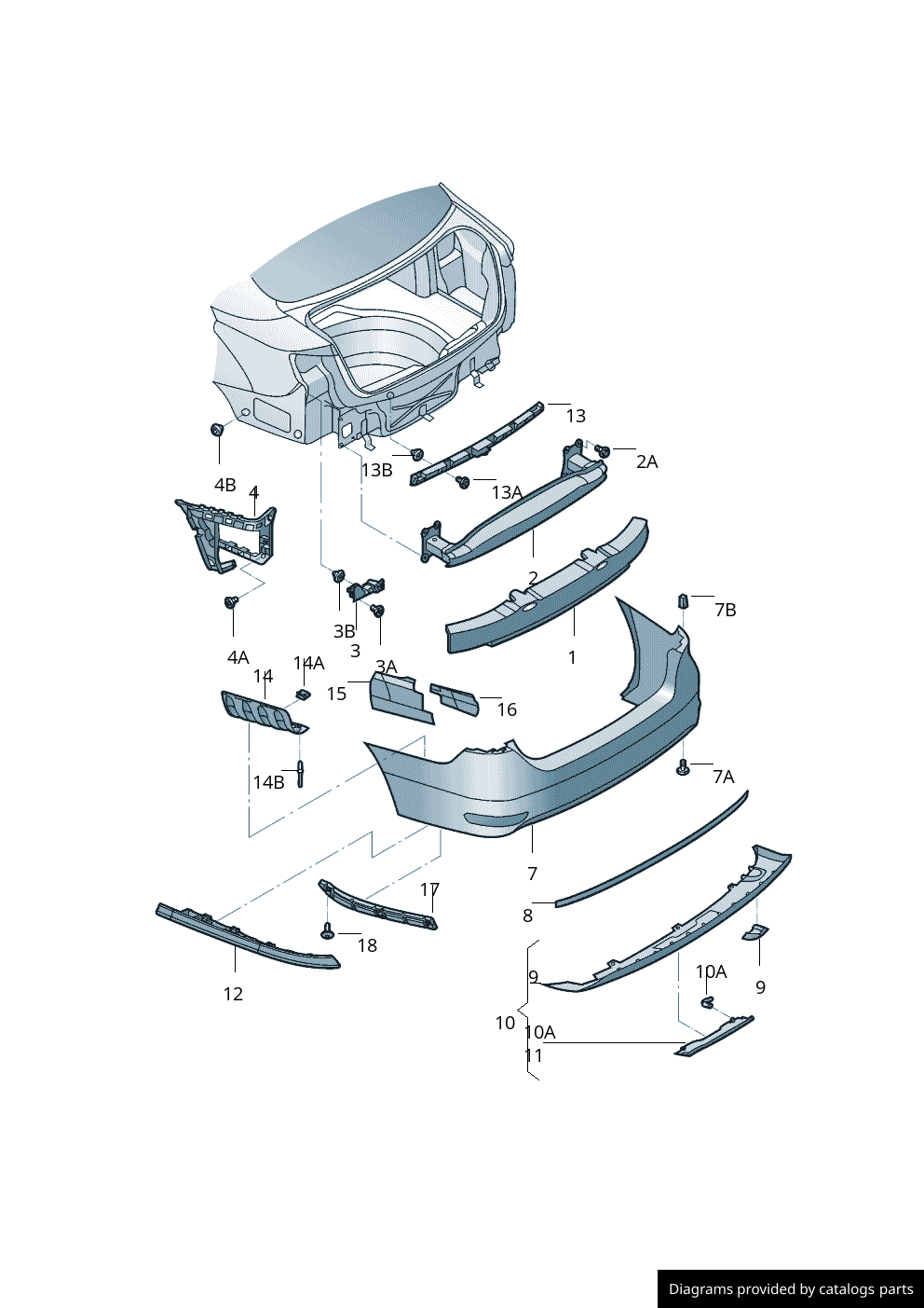 Car part diagram