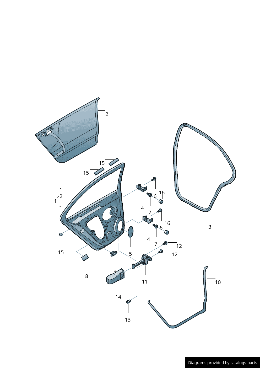 Car part diagram