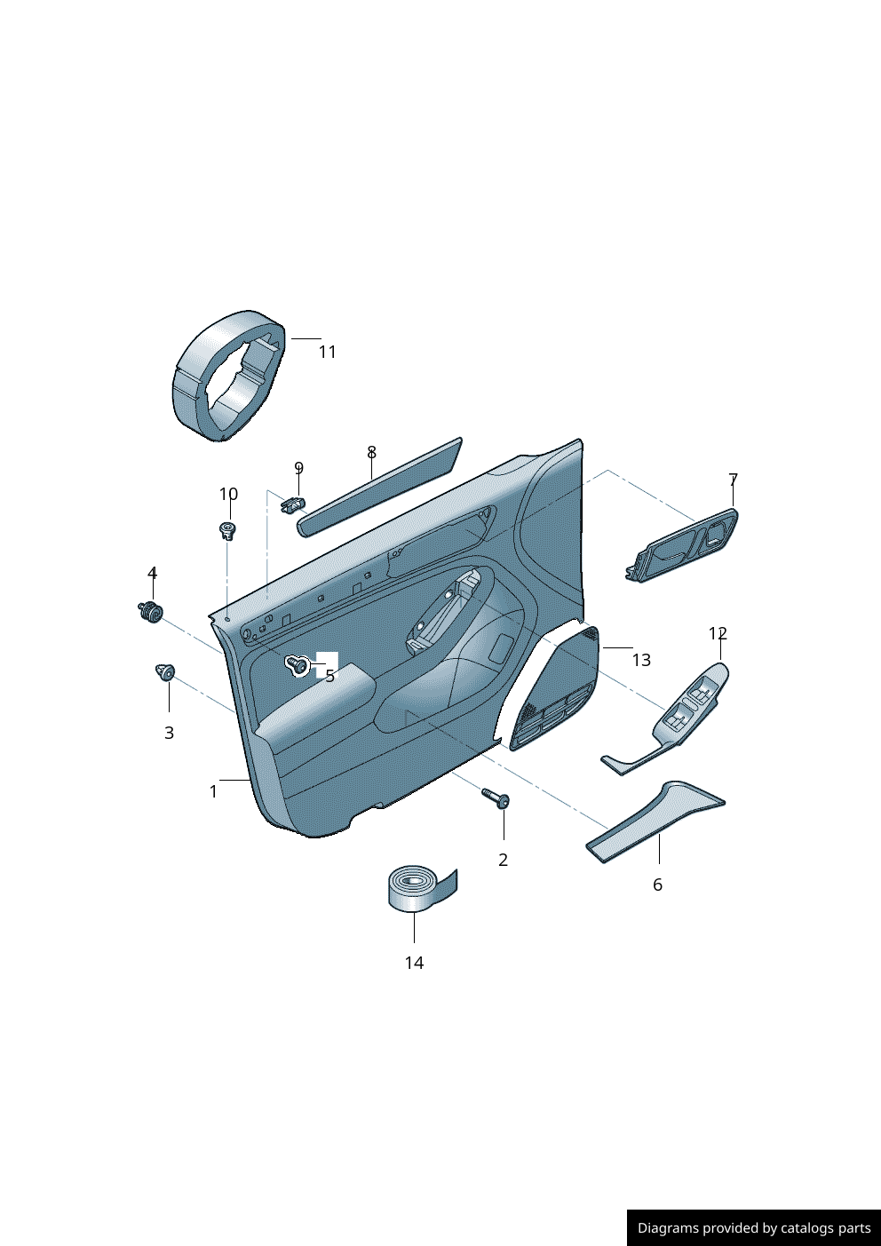 Car part diagram
