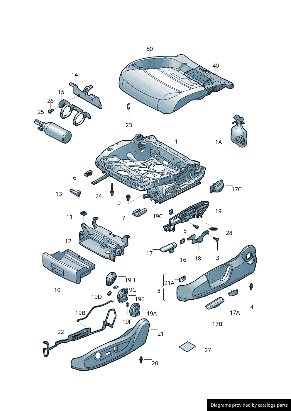 Car part diagram