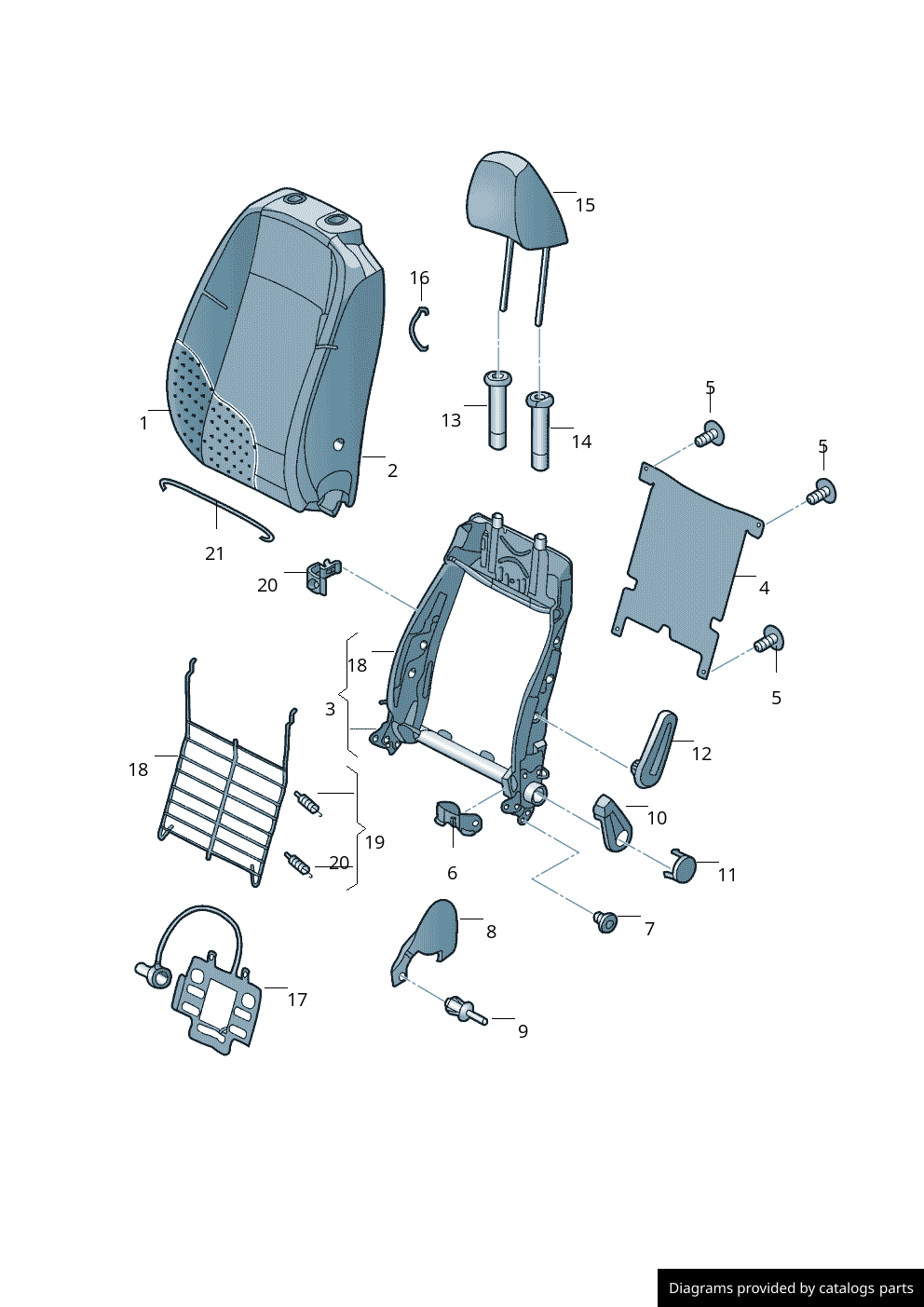 Car part diagram