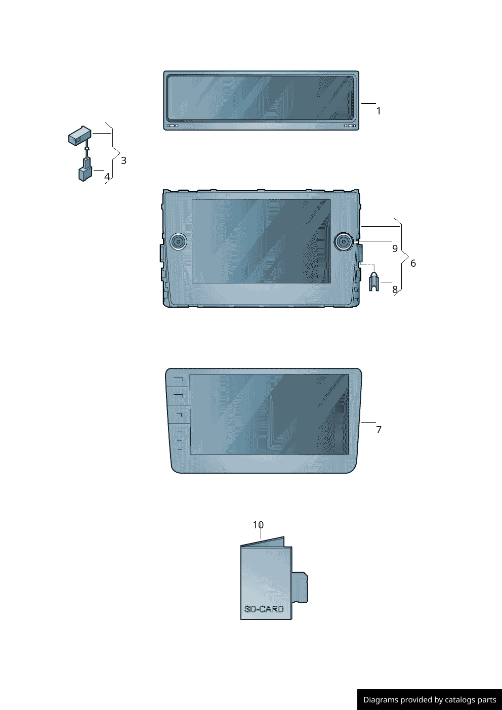 Car part diagram