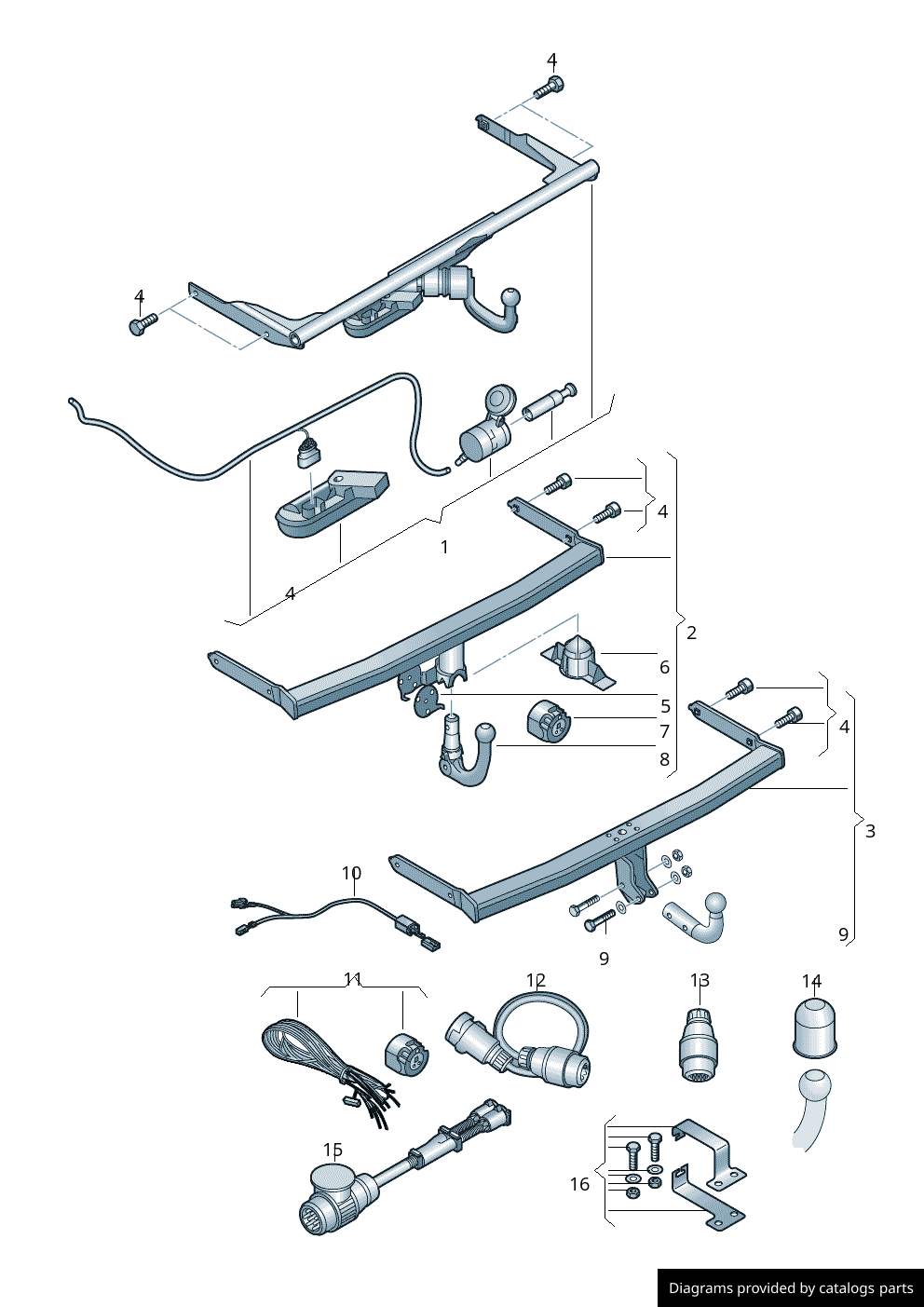 Car part diagram