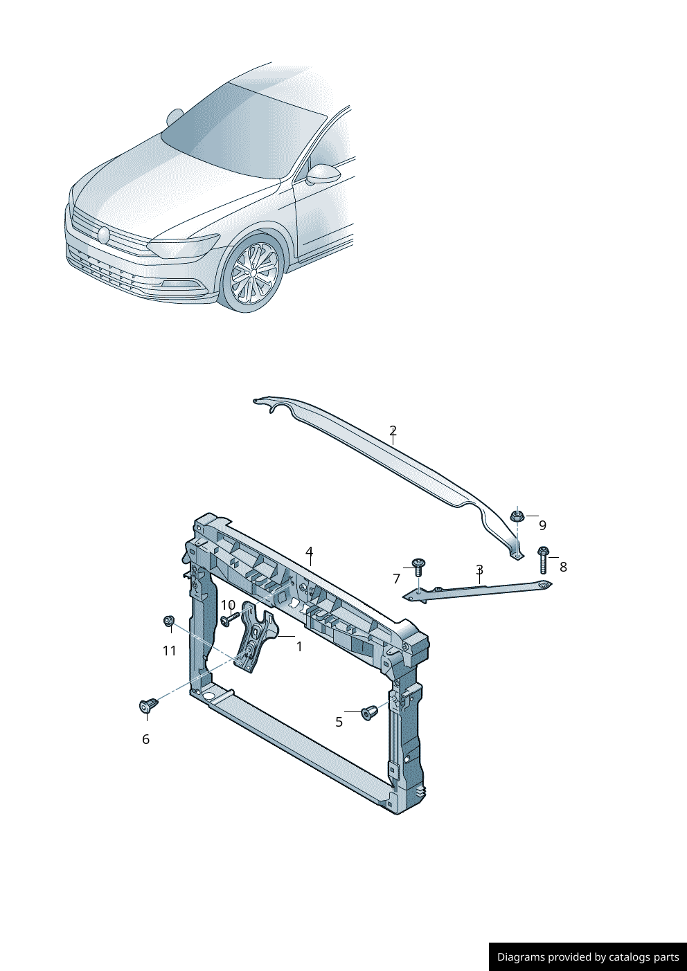 Car part diagram
