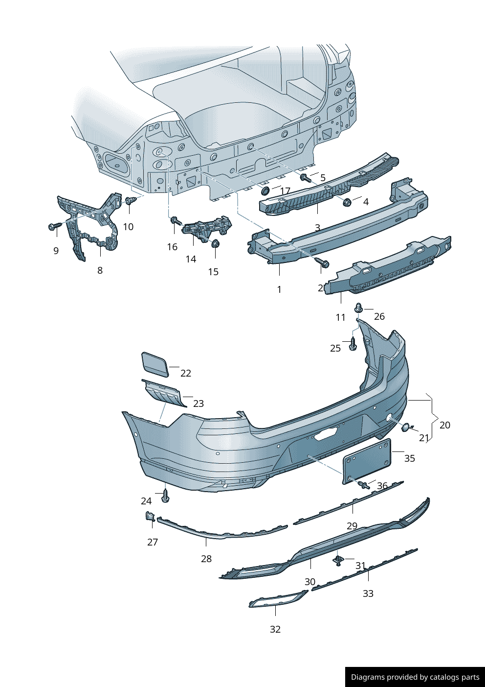 Car part diagram