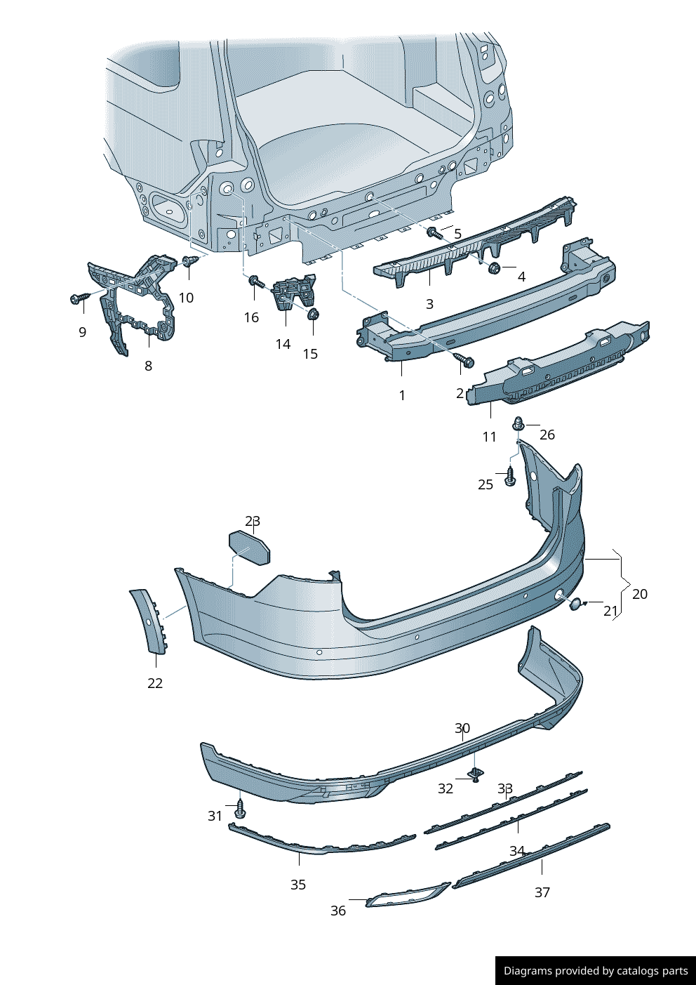 Car part diagram