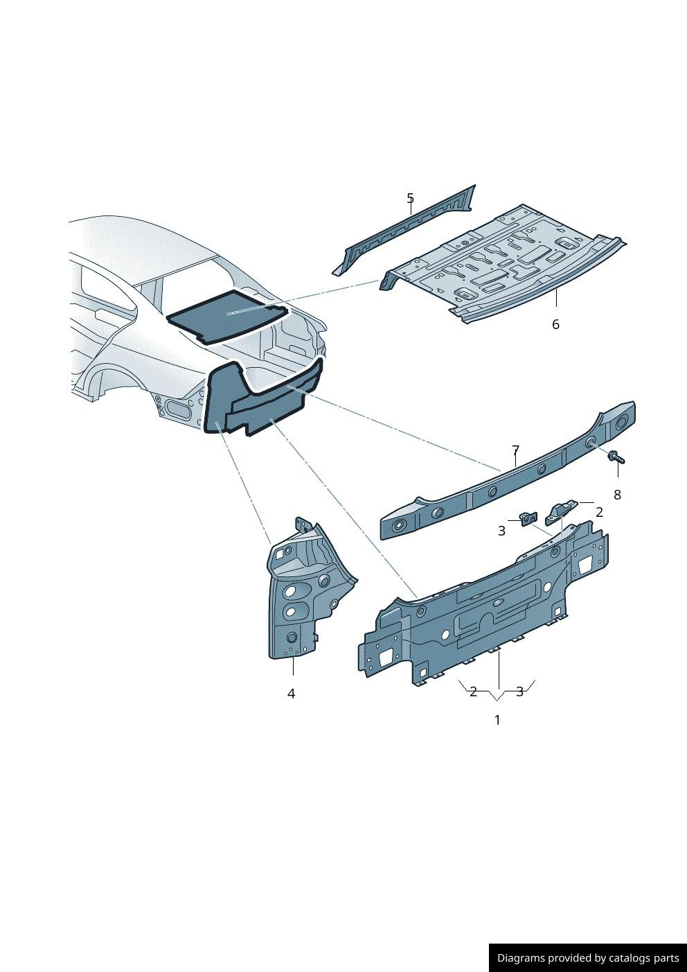 Volkswagen Lock Carrier 3G5813315 LLLParts