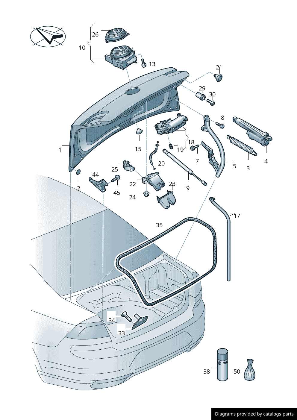 Car part diagram
