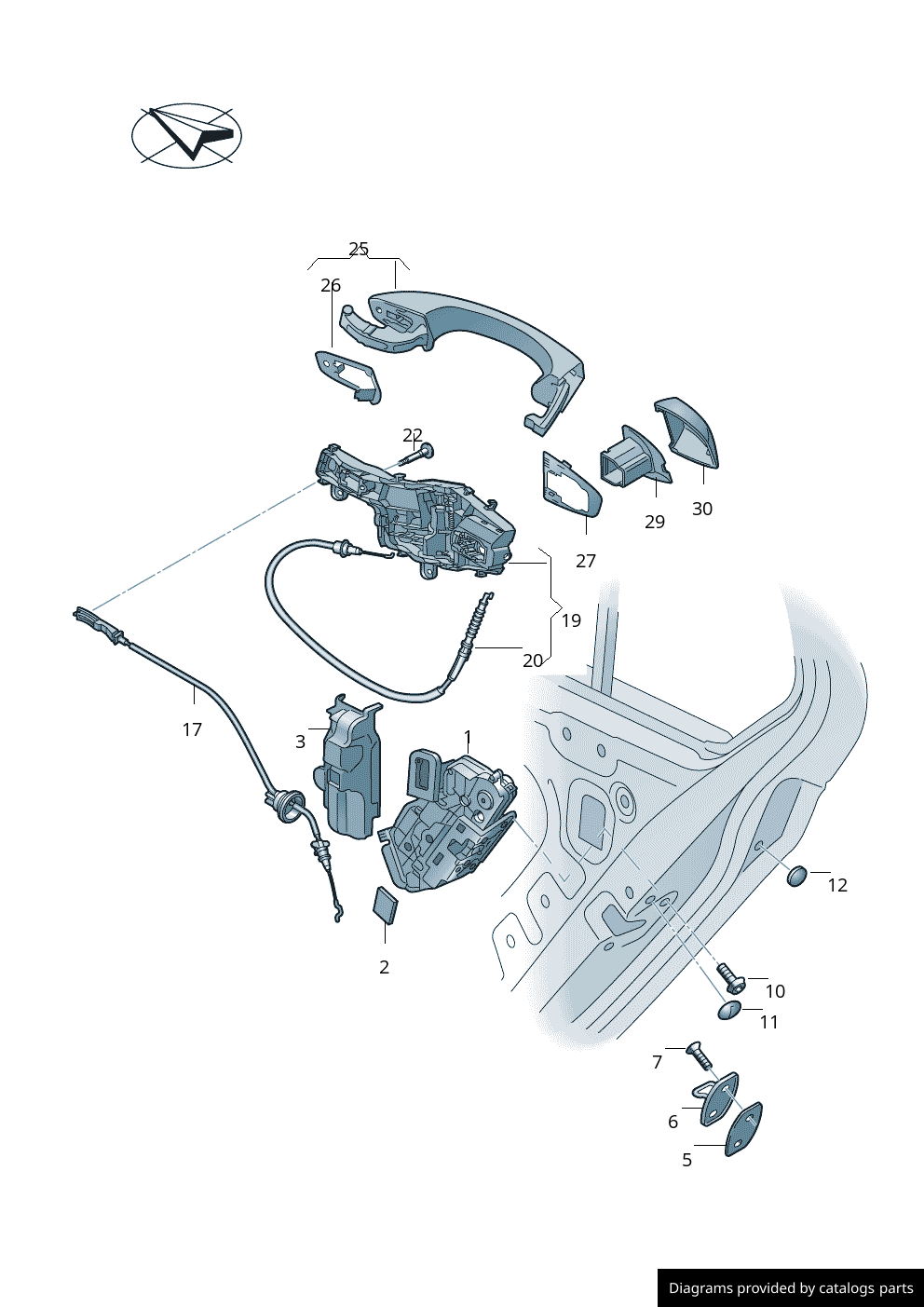 Car part diagram