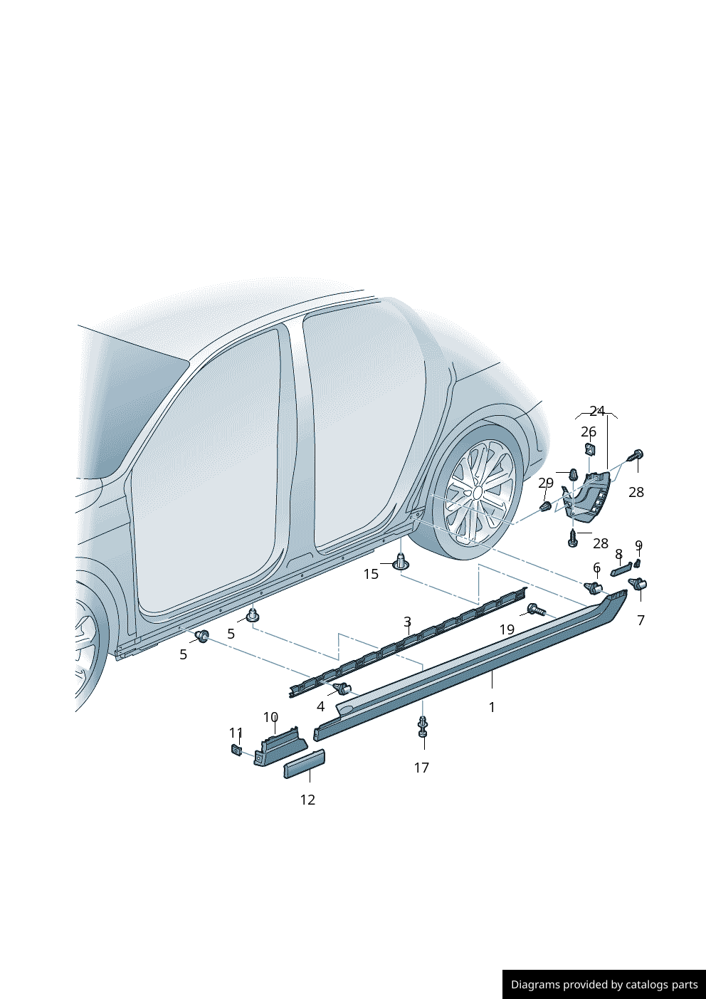 Car part diagram