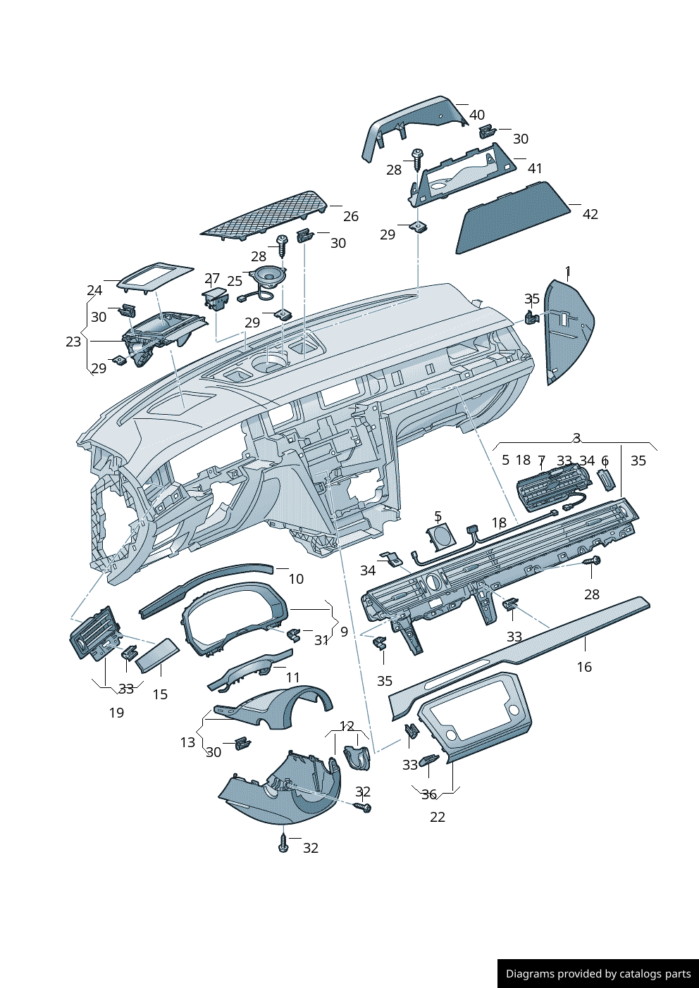 Car part diagram