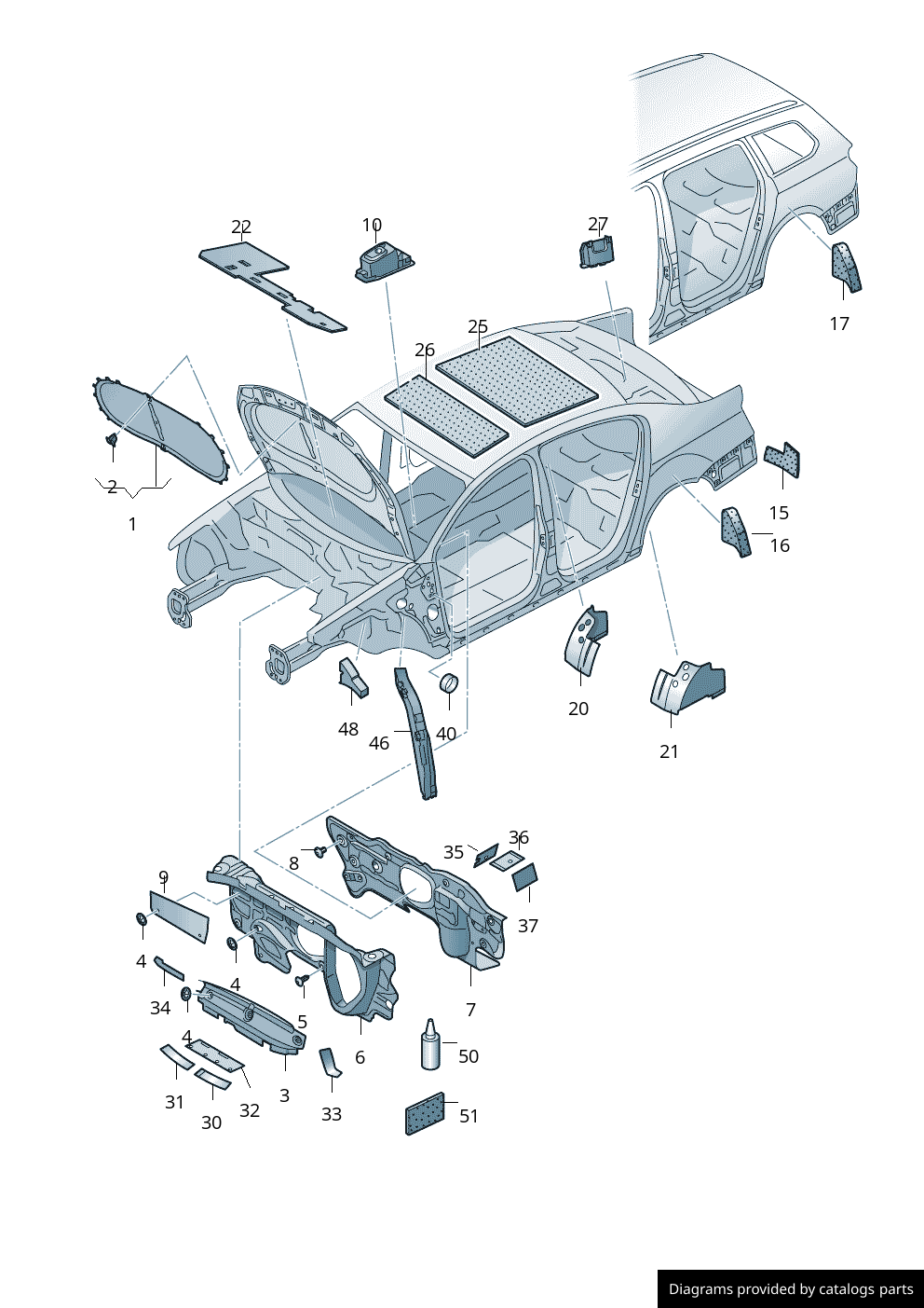Car part diagram