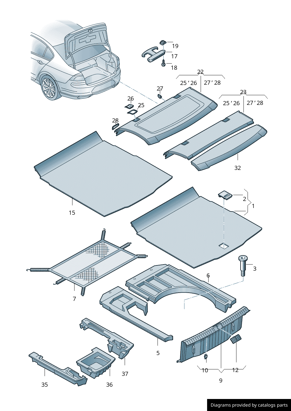 Car part diagram