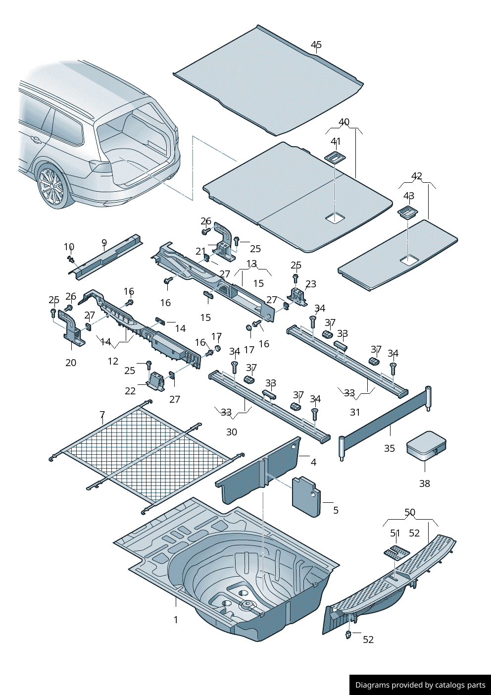 Car part diagram