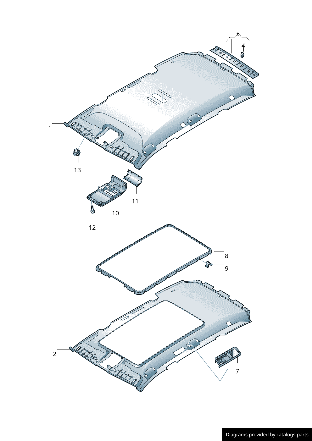 Car part diagram