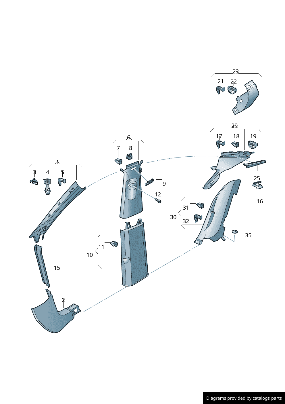 Car part diagram