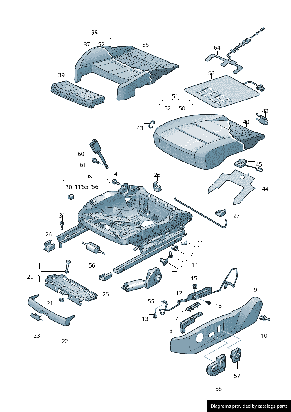 Car part diagram