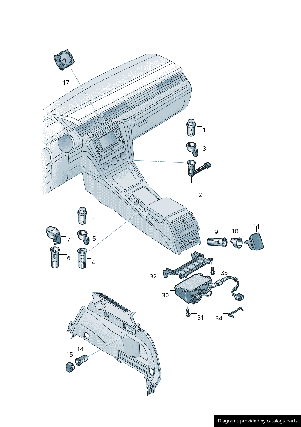 Car part diagram