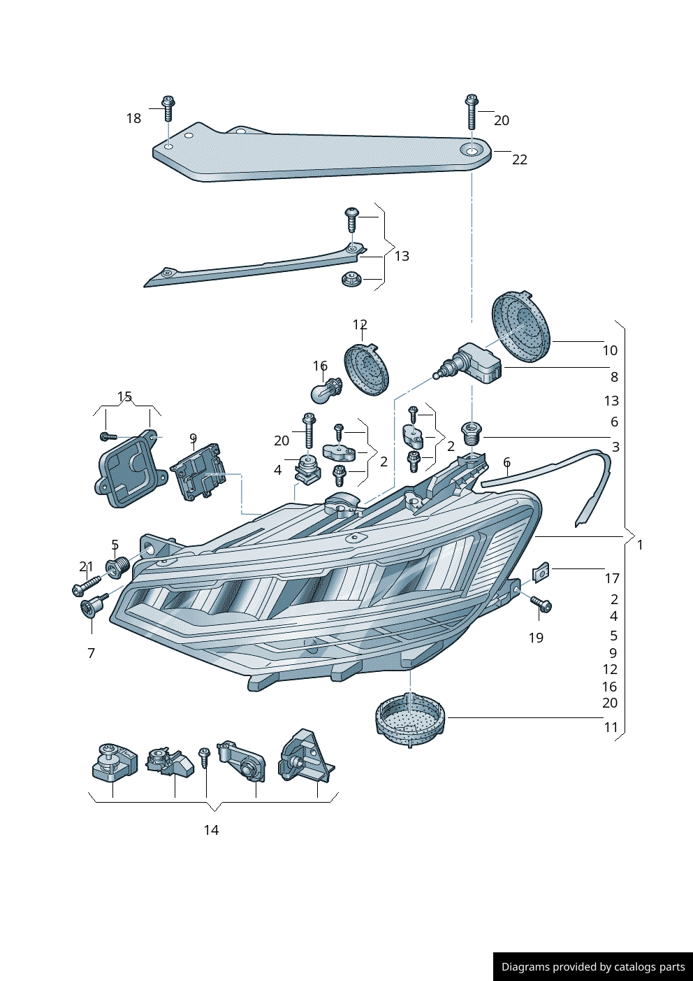 Car part diagram